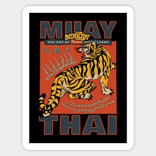 Classic Tiger Muay Thai Tattoo Sticker